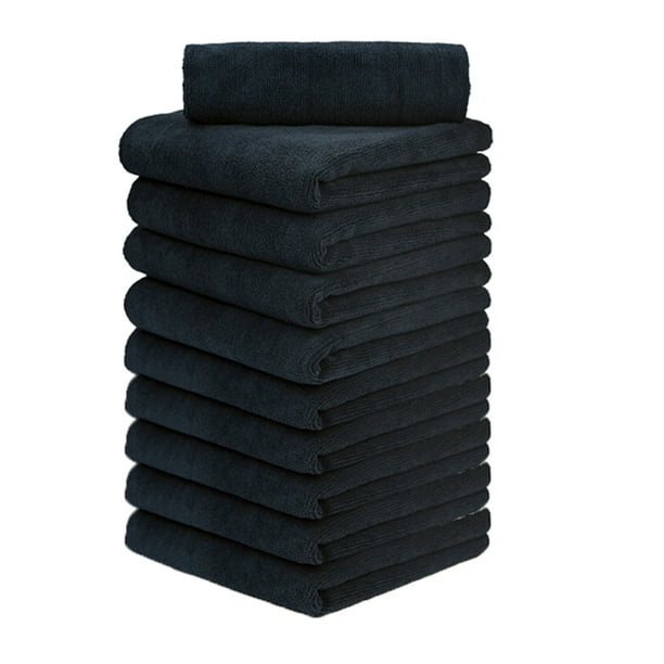 CarCarez Wash & Dry Premium Microfiber Towel Blue 16"x16", 380GSM, Pack of 5